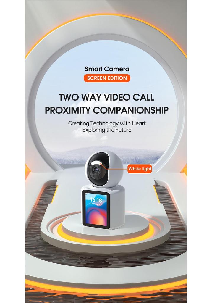 Smart WiFi Video Call Camera with Remote Intercom and Voice Activation