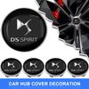 4pcs 60mm Car Wheel Center Hub Cap Rim Cover Emblem Stickers For DS SPIRIT DS3 DS4 5LS DS6 DS7 DS9 WILD RUBIS E-Tense DIVINEDS