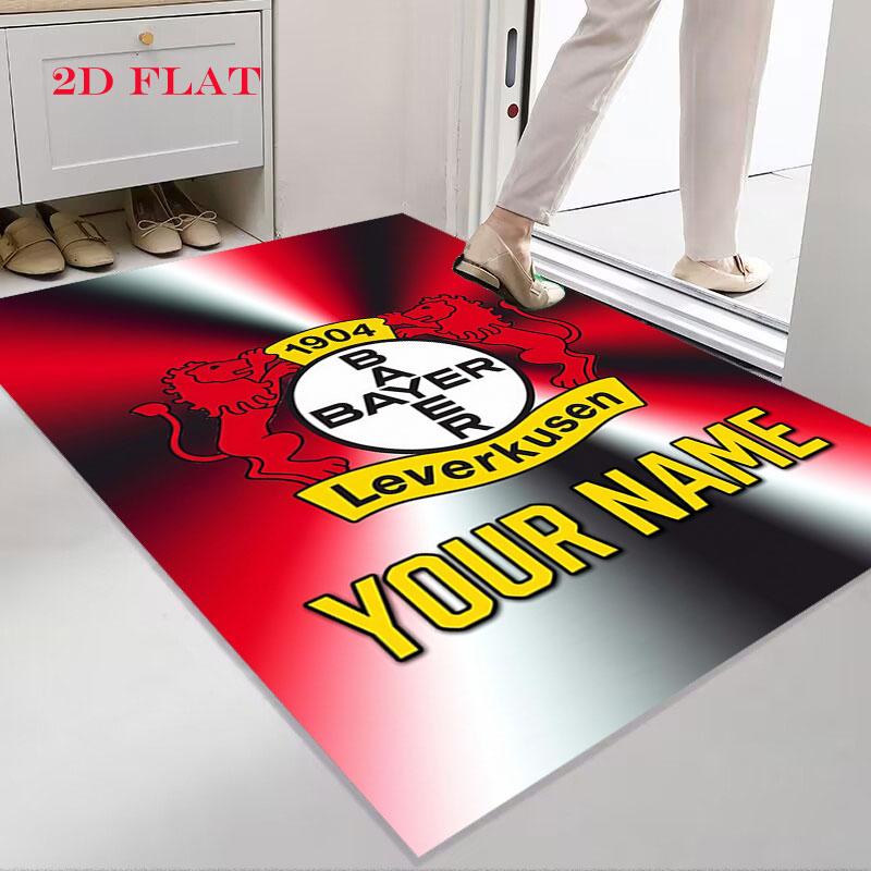 Custom Bayer Leverkusen Carpet Rug for Living Room Bedroom Home Sofa Decoration,Kids play Nonslip Floor Mat