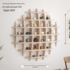 Chinese Solid Wood Wall-Mounted Teacup Rack - Antique Curio Shelf and Tea Set Display Stand