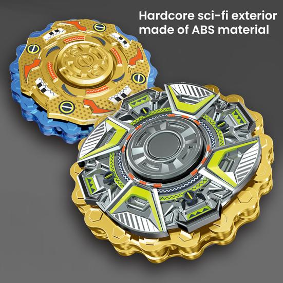 Fingertip Spinner Hand-eye Coordination Smooth Bearings Double-sided Rotatable Mechanical Sound Effect Decompression Toy