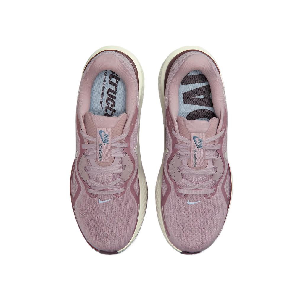 Nike Structure 26 Lace-Up Comfortable Fit Round Toe Mesh Cushioning Durable Support Low-Top ReactX Running Shoes Women Sneakers HJ1101-607