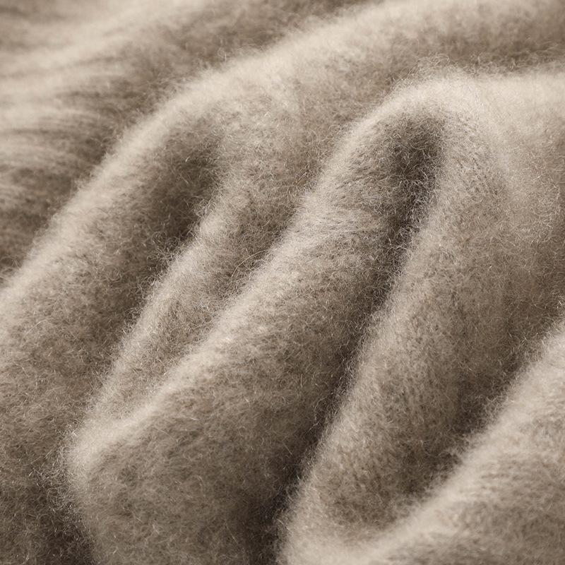 Pit Strip Twisted Flower Sweater for Women In Autumn and Winter New Skin-friendly and Versatile Cashmere Knitted Sweater Warm Base Shirt