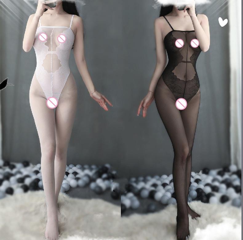 Selection of 300 Styles Sexy Lingerie Suit Fishing Net One-pieces Female Jumpsuit Sheer Bodysuit Women Crotchless Exotic Apparel