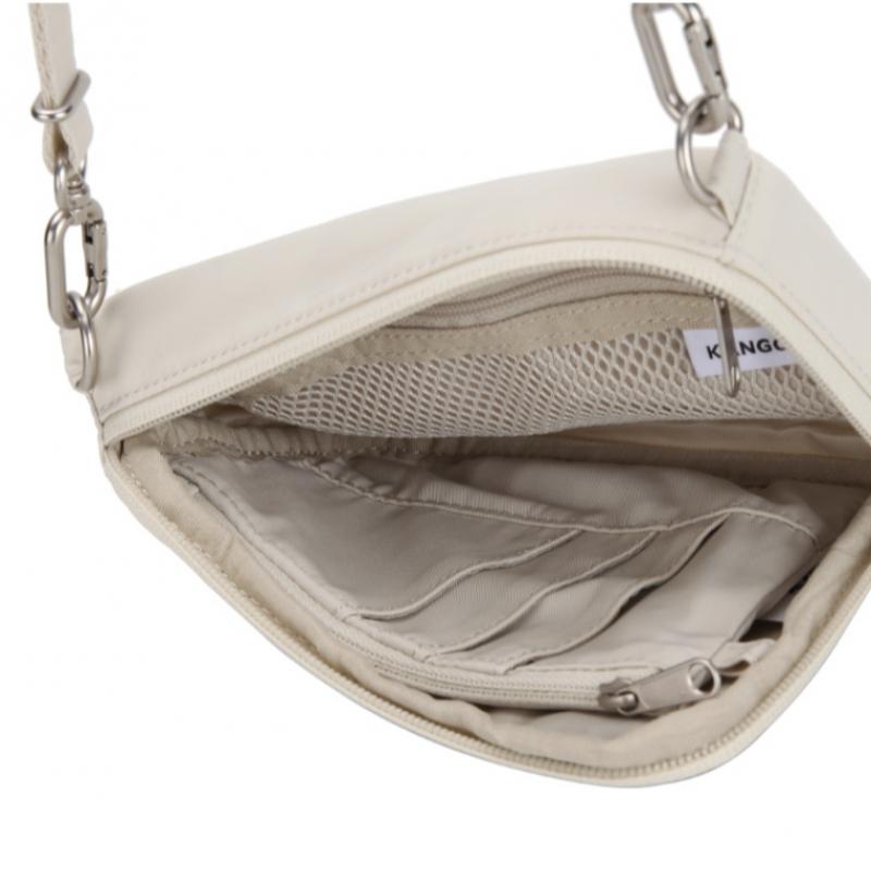 KANGOL Easy Travel Wallet Bag 3401 Ecru