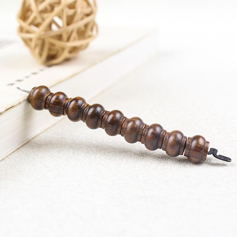 Black Rosewood 108 Prayer Beads - Decorative Wooden Beads for DIY Bracelets & Necklaces
