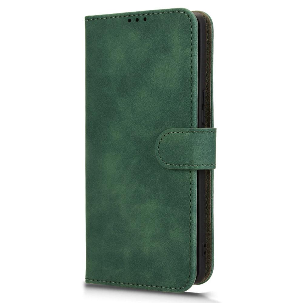 For HTC U24 Pro 5G Phone Case Skin-Touch PU Leather Wallet Magnetic Clasp Anti-Drop Cover