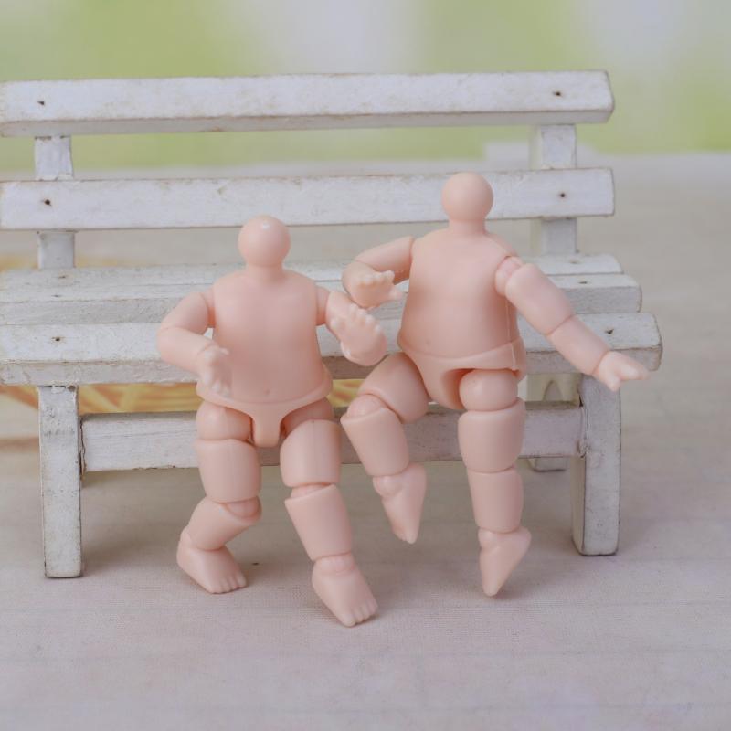 1Pcs 4 Inch Anime Doll Princess Accessories Mini Doll Or Body Replacement Part 6.3cm Height Body With Muti Joints