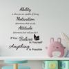 Room Wall Decor Wall Art Sticker Motivational Wall Decal Inspirational Quotes Modern Wall Decals