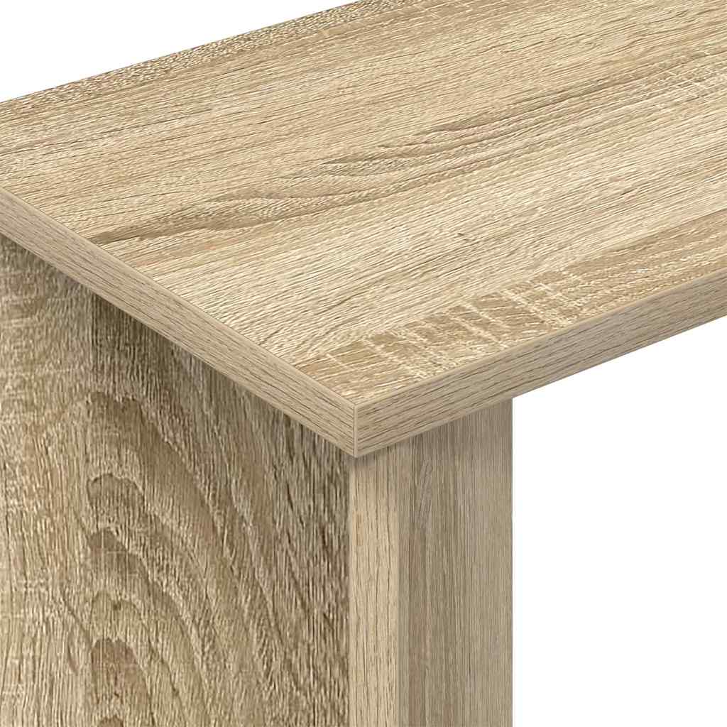 Side Table Sonoma Oak 35 X 25 X 50 Cm Particleboard