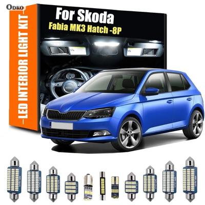 Pentru Skoda Fabia MK3 Hatch 8 Bucăți Becuri LED Canbus Kit Lumini Interioare Mașină Hatchback Combi Lumini Auto Lampă de Semnalizare