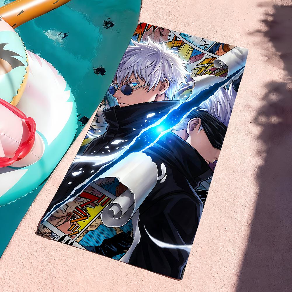 

Classic Anime S-Satoru Gojo Towel Quick Dry Soft Yoga Swimming Fitness Mountain Climbing Large Beach Towels W40*H60(CM)