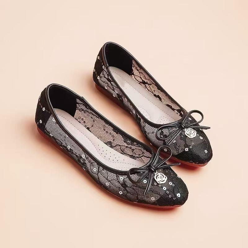 

Одинарная обувь женская летняя и осенняя дышащая сетчатая обувь-бини универсальные сандалии женская обувь на шнуровке мягкая подошва плоская обувь сетчатая обувь 41 чёрный