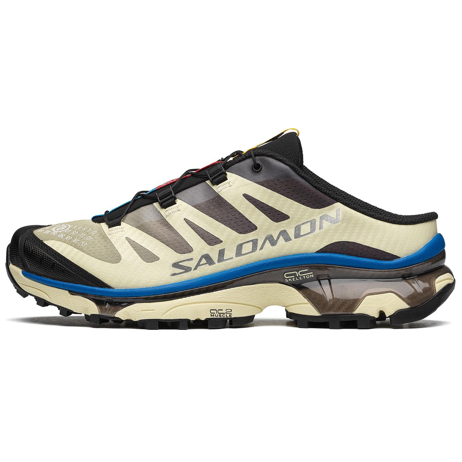 

Mm6 Maison Margiela X SALOMON XT 4 Кроссовки Унисекс Низкие Светло-желтые Серые 41