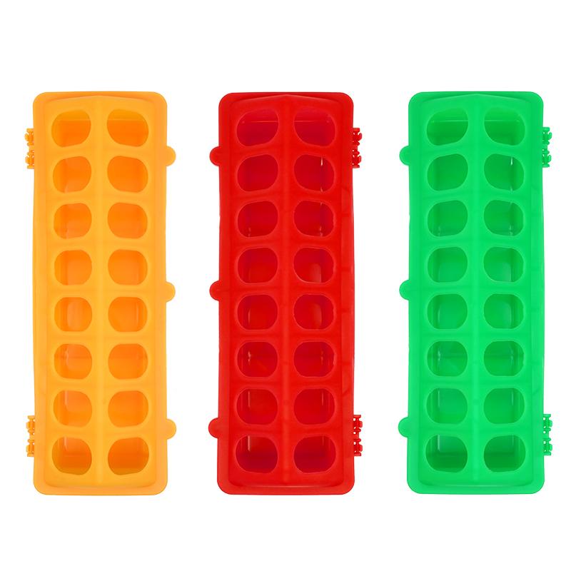 30cm Chick Bird Feeder Trough Pigeon Feeding Ground Pheasant Feeding Bucket Chick Plastic Flip-Top Chicken Farming Tool
