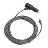DC Car Power Cable for Mini 16ft 12V 24V 18AWG Water Resistant Cigar Lighter Power Supply Cable with Switch for RV Car