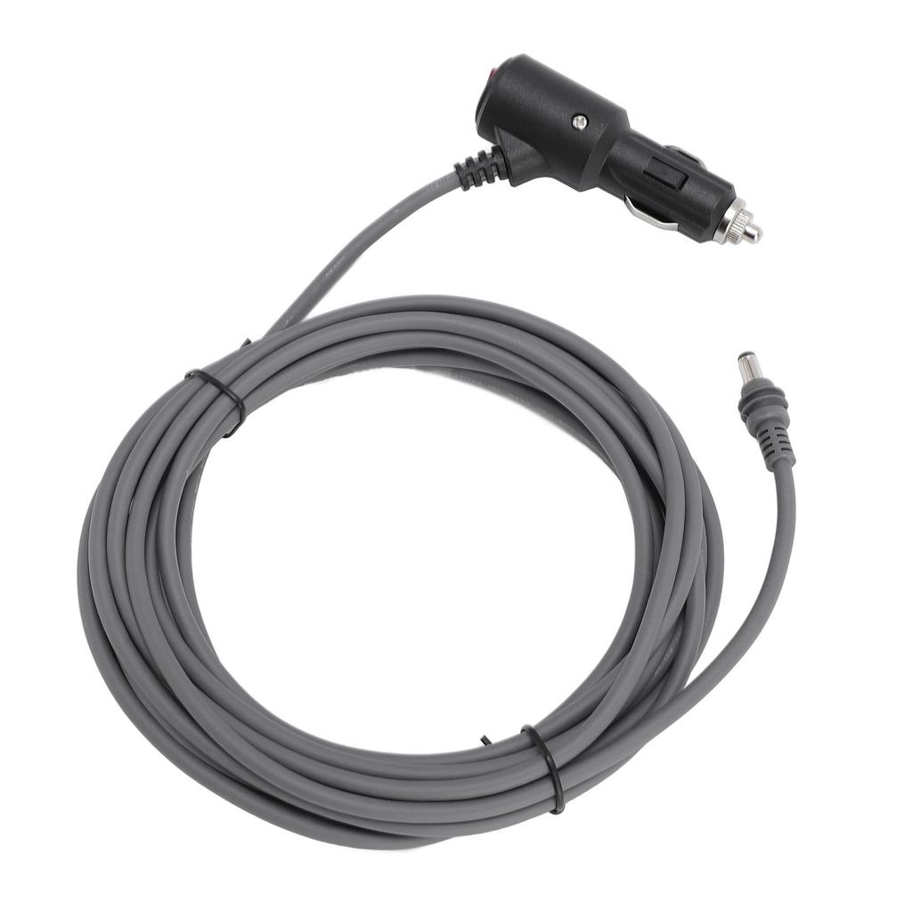 DC Car Power Cable for Mini 16ft 12V 24V 18AWG Water Resistant Cigar Lighter Power Supply Cable with Switch for RV Car