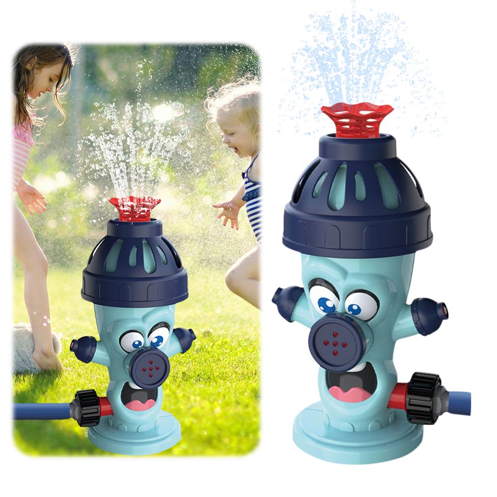 Cute Fire Water Sprinkler Baseball Toy Summer Garden Lawns Water Toys for Boys Girls Summer Backyard Lawn Pool Party Fun