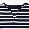 Northern Deer Women's Fine Wool Striped Long-Sleeve Knitwear - Early Autumn Collection