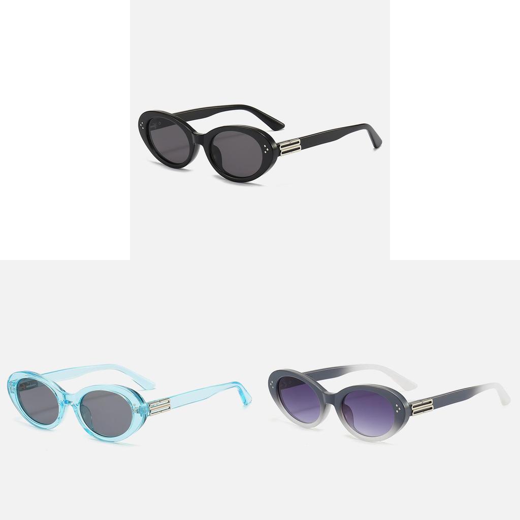 Stylish Small Elliptical Frame Sunglasses Female Sun Shades Protection Sun