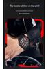 Sanda Three-Eye Six-Needle Men's Quartz Watch - Waterproof, Calendar Feature, Hot Seller On Douyin Live, Simple Design