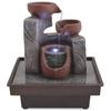 Indoor Fountain with LED Lights Polyresin