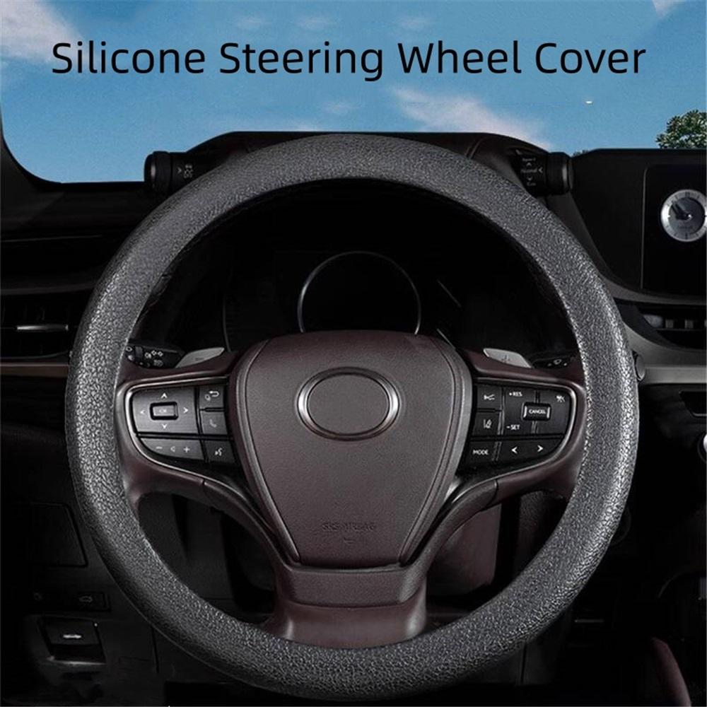 Anti-Slip Silicone Steering Wheel Cover - Universal Fit, Soft And Odorless, Durable For All Seasons