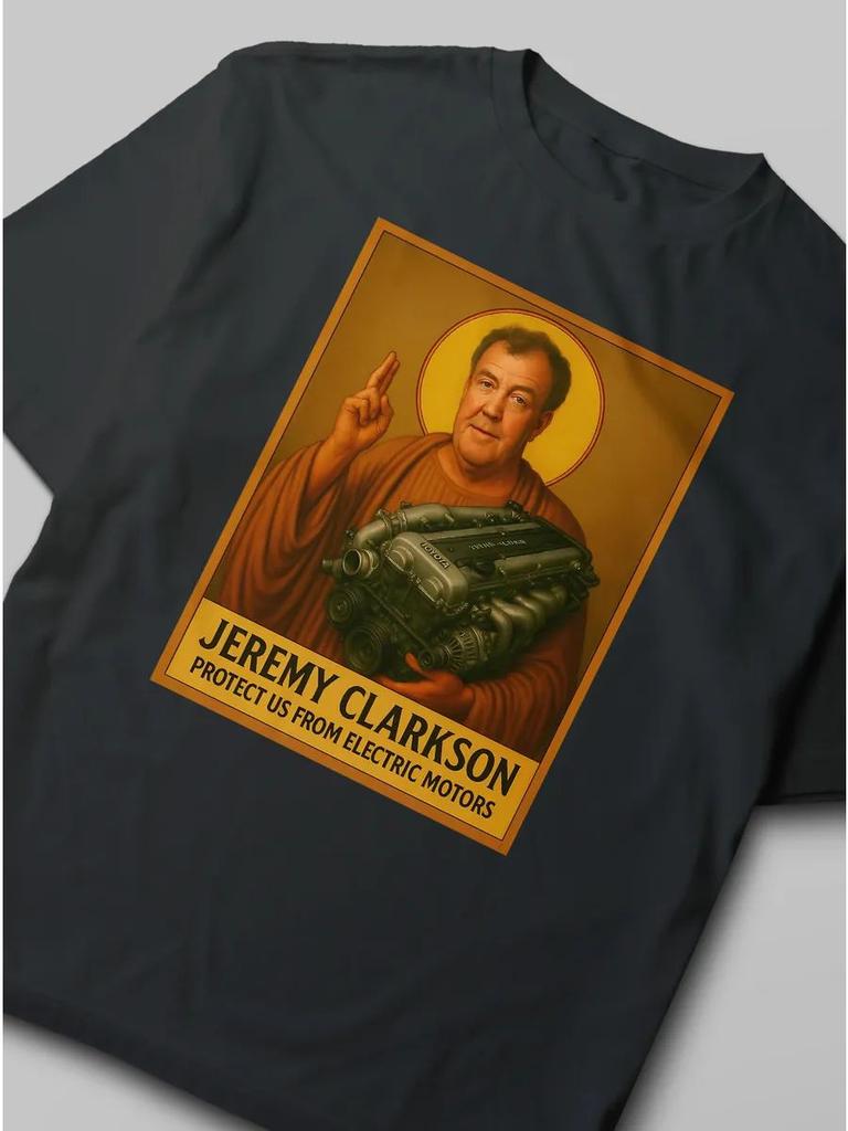T-Shirt with Jeremy Clarkson Jeremy Clarkson On the Top Gear Icon