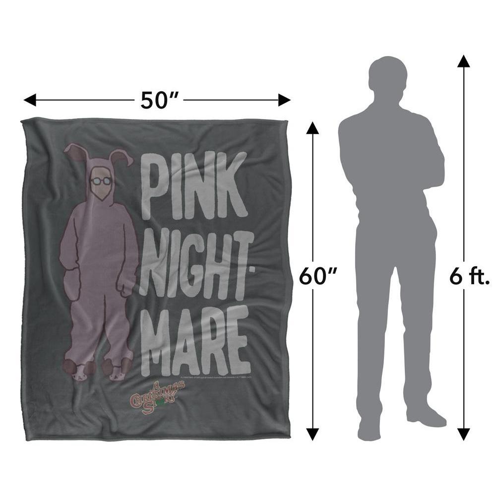 A Christmas Story Pink Nightmare Blanket