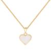 Wind Fritillary Love Necklace Female Fresh Simple Versatile Heart Pendant Clavicle Chain With Accessories