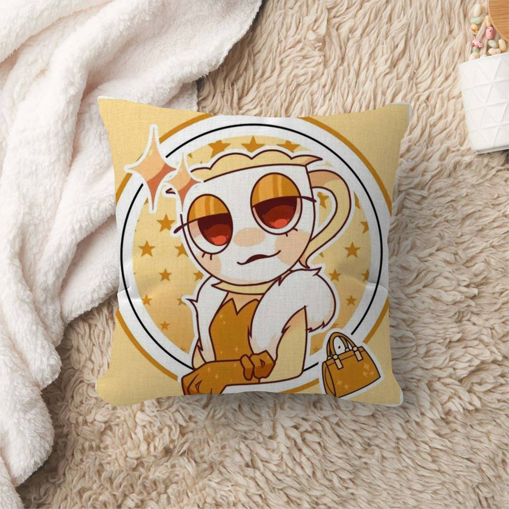 Hot Horror Game Dandys World Pillow Gift Home Office Decoration Bedroom Sofa Car Cushion Cover Case X