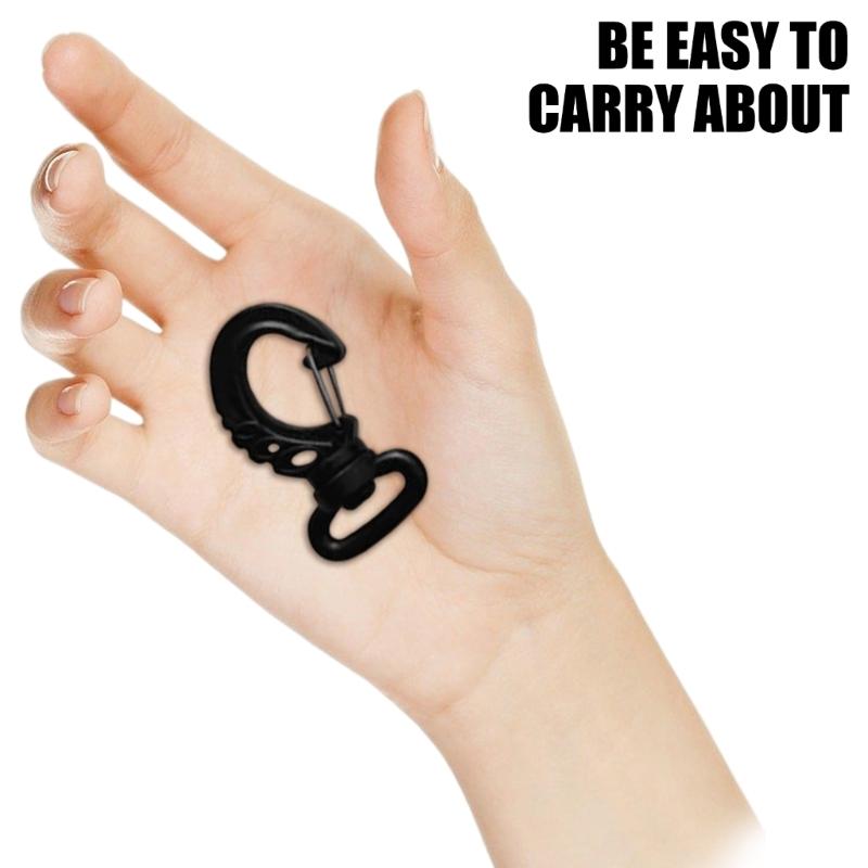10Pcs Scubas Diving Clip Nylon Swivels Snap Hook Buckles Single Ended Clip Hook Keychains Backpacks Buckles Marine Hardware