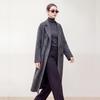 100% Wool Women Coat Autumn Wool Long Coat Handmade Pea Coat Winter Warm Wool Long Jacket Overcoat