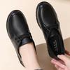2026 Autumn One Foot Soft Leather Anti Slip Single Shoe Flat Women's Shoes