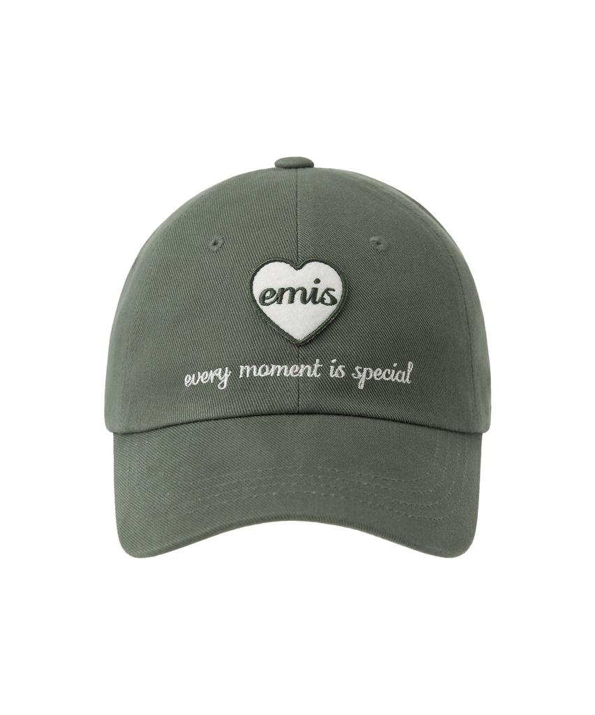Imiseu Heart Wappen Ball Cap-Khaki