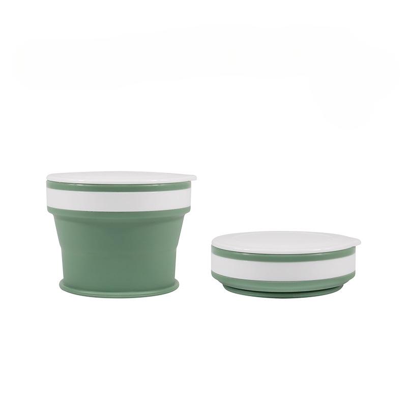 

Силиконовые складные чашки, выдвижная кофейная чашка для путешествий, кемпинга, портативный стакан для полоскания горла 270ml