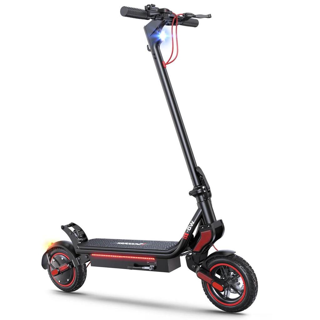 IScooter W8 Monopattino Elettrico per Adulti Motore da 750W, Ruote Pneumatiche Off-Road da 9,3 pollici, Batteria da 42V 14Ah Monopattino Elettrico Pieghevole