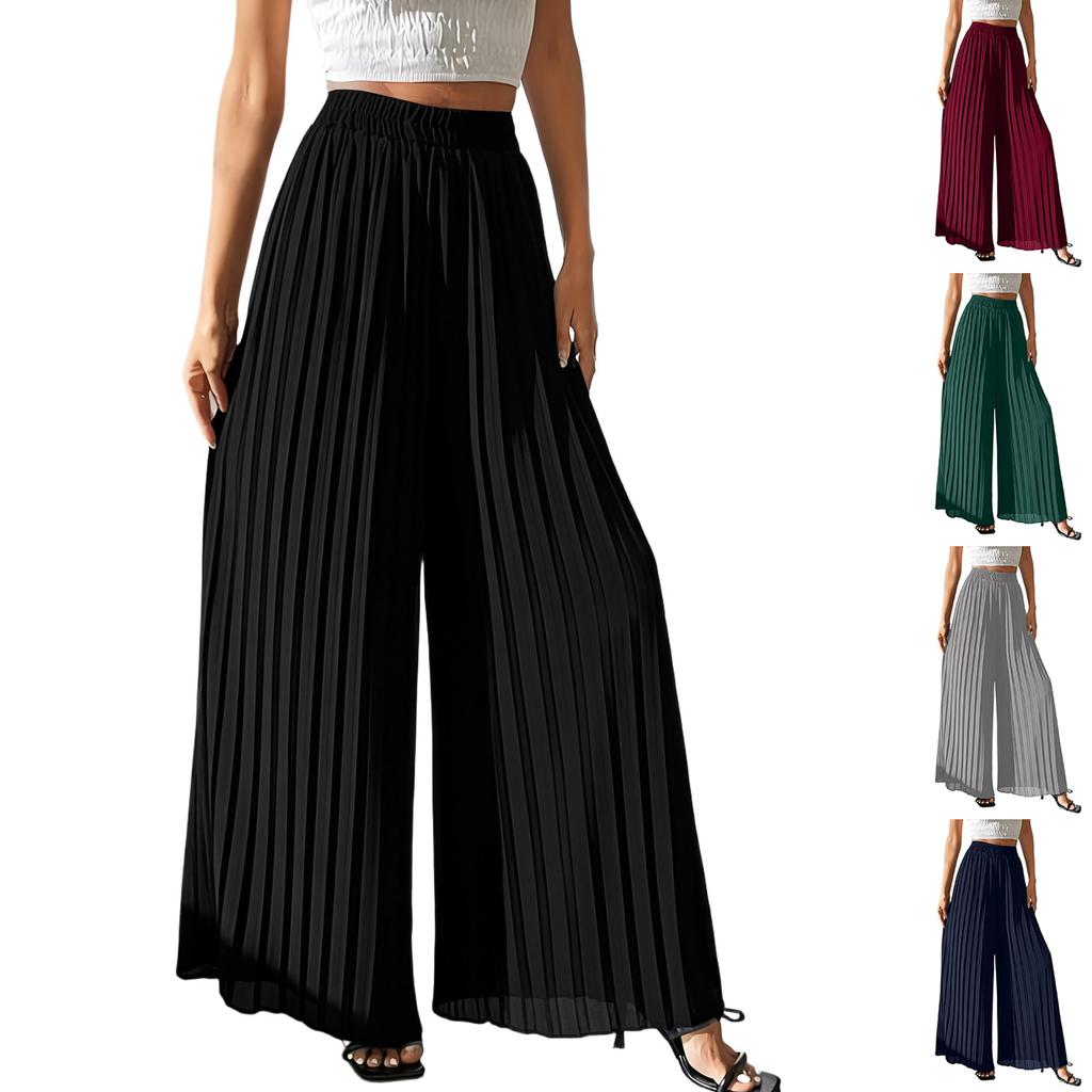Women's Straight Pants Fashion Casual Pants Nine Point Harlan Pants