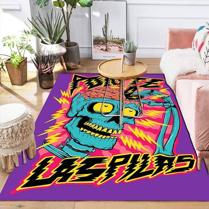 Zombie brain cartoon print Rug Floor Mat for Living Room or Bedroom Soft and Comfortable Carpet a Gift for Birthday and Holiday.ZFF0913232