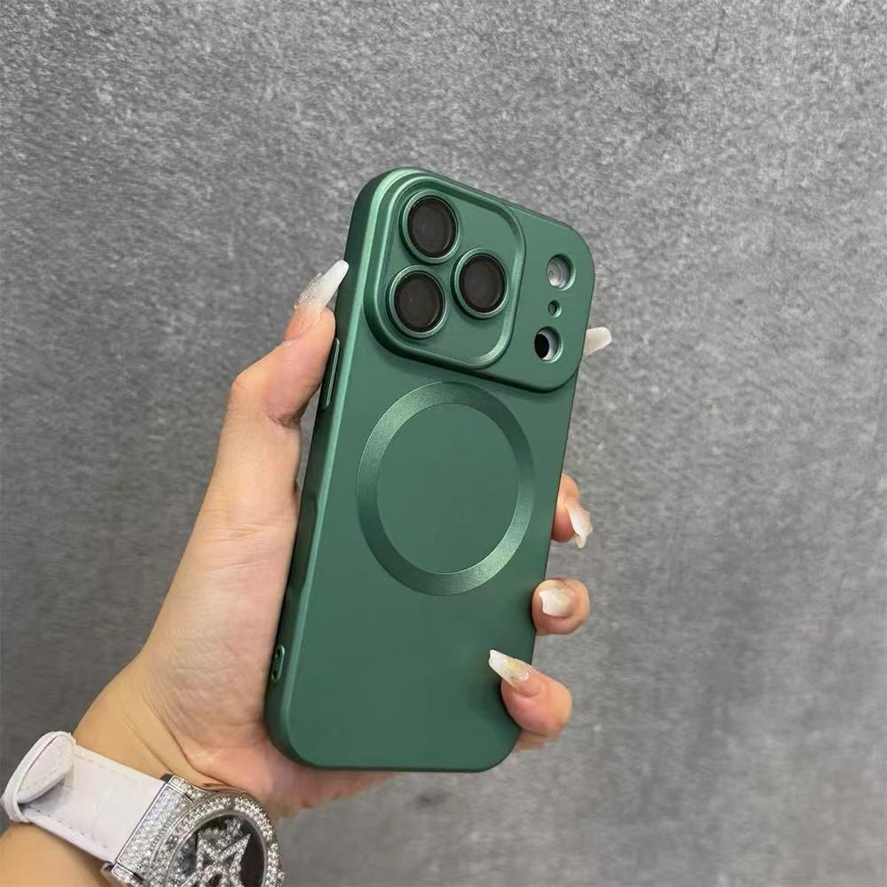 Matte For iPhone 17 16 Pro Max Case For Magsafe Magnetic Cases For iPhone 17 16 15 14 13 12 Pro Max Plus Air Soft Cover
