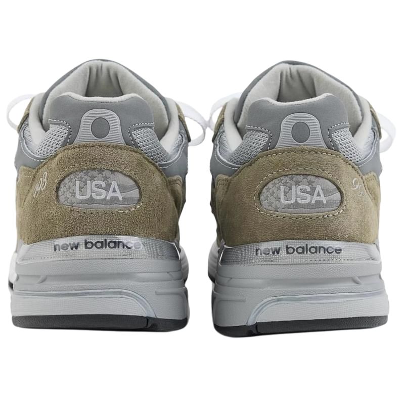 New Balance 993 Made In USA Heritage Pack - Covert Green Unisex Sneakers Medium-Grey White U993CG
