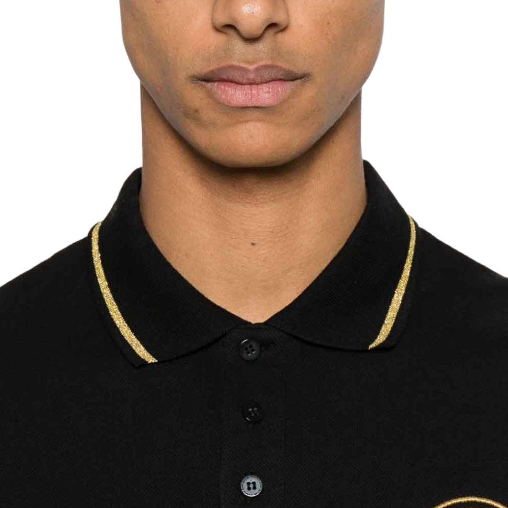Versace Jeans Couture Koszula polo z haftowanym logo 78GAGT00-CJ01T-G89