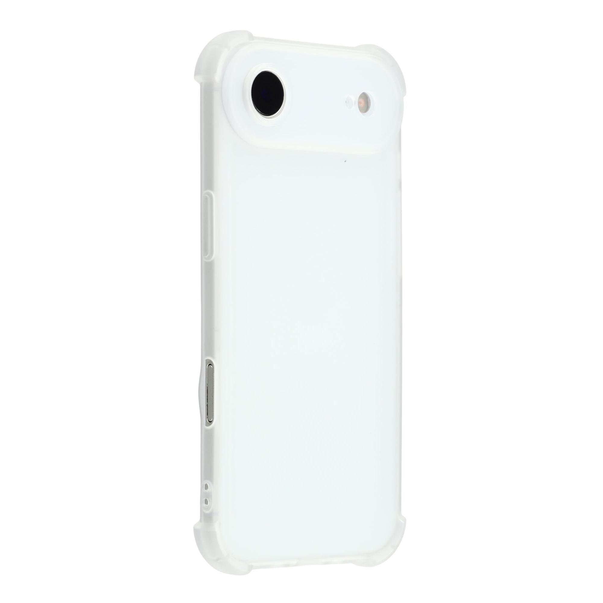 

For iPhone 17 Air Case Skin Touch Matte TPU Phone Back Cover Precise Cutouts Transparent White