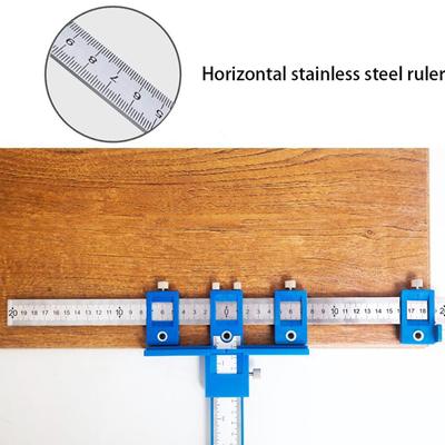 Woodworking Drill Punch Locator Jig Drill Guide Cabinet Handle Knob Template