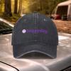 Happyday Smiling Face Vintage Washed Baseball Cap  Adjustable Unisex Hat for Festivals Weddings Cycling Camping
