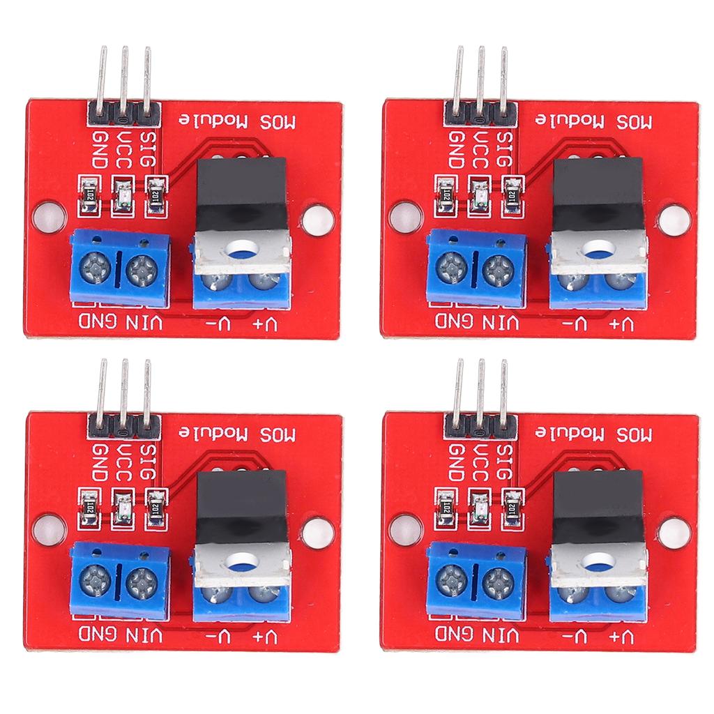 4 Stück Treiber-Modul MOS-Treiberplatine Zubehör-Set Kit für Raspberry Pi 0–24V