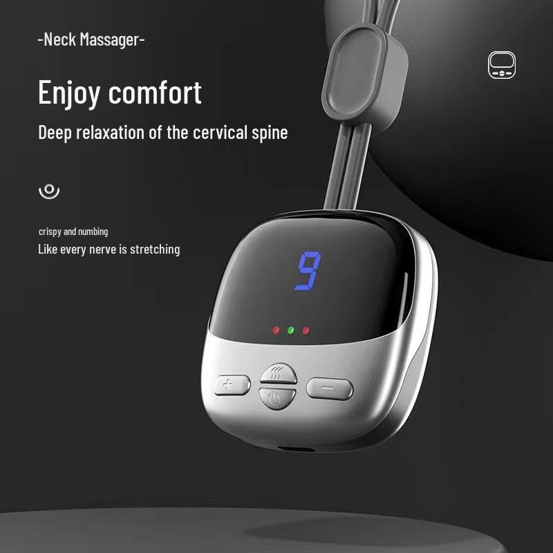 Smart Portable Neck Massager with Pulse Heat Therapy