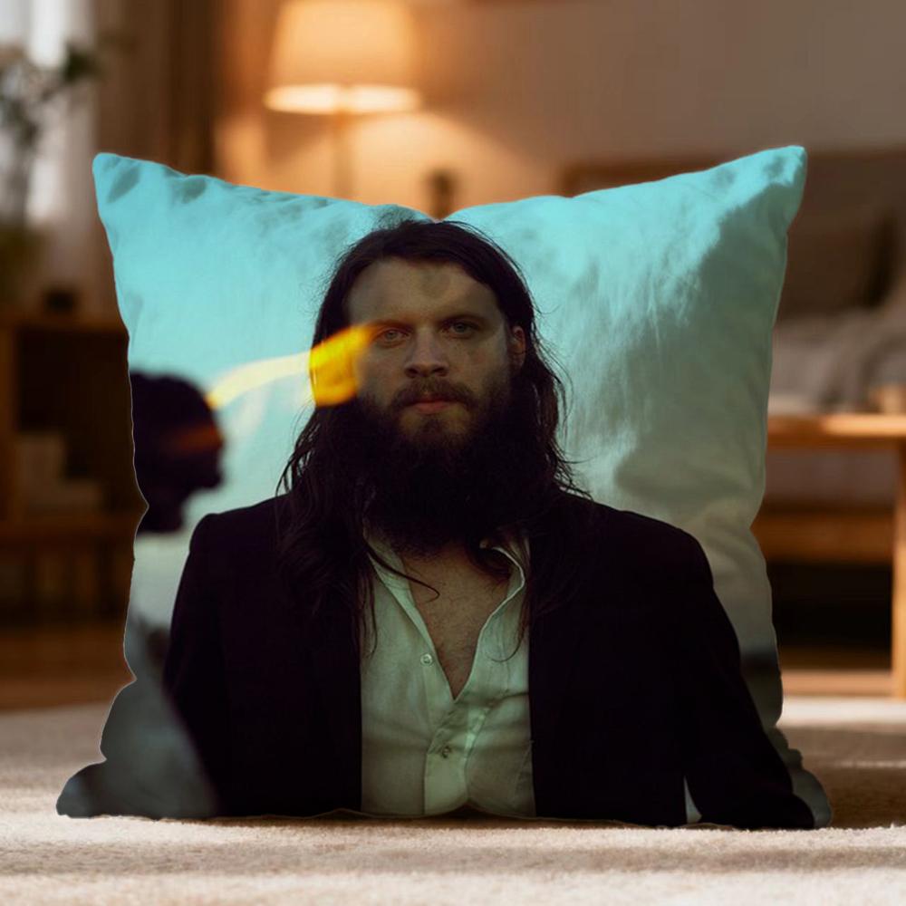 Fashion J-JJohn Misty Cushion Cover Soft Washable Pillow Case Multi-Scene for Couch Bed Travel Office Use