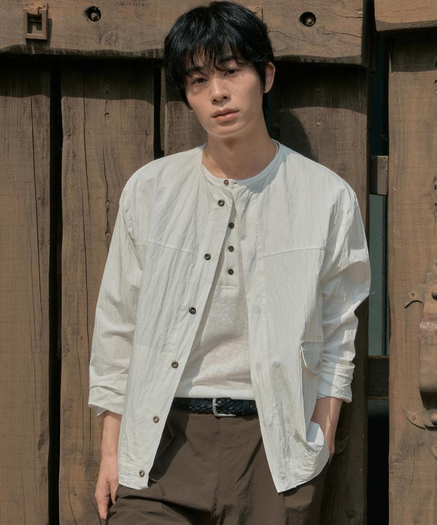 Wednesday Oasis Leto Washed Jacket_White(Wb6Ot11)