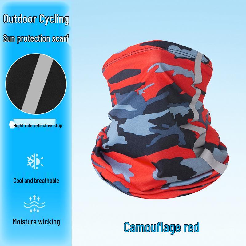 

Быстросохнущий многофункциональный шарф для защиты от солнца для велоспорта и спорта One Size